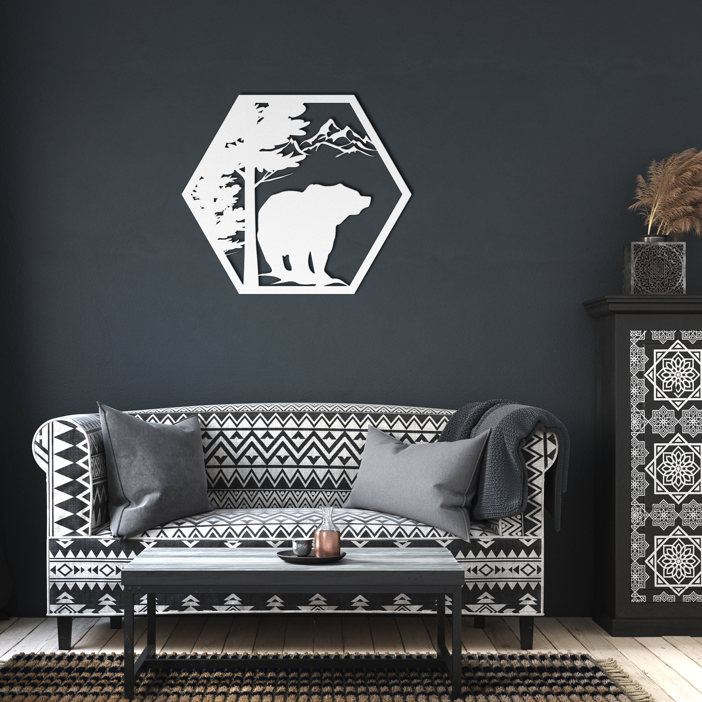 Bear_Metal_Sign_White_Dark_Living_Room_Mockup.png