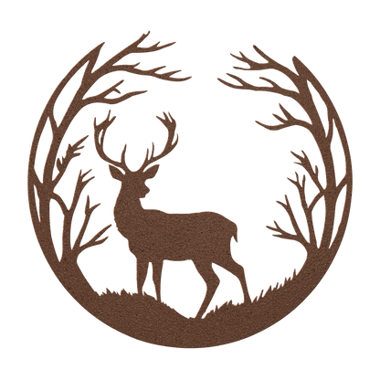 Deer_Metal_Sign_Copper_Transparent_Mockup.png