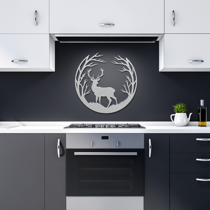 Deer_Metal_Sign_Silver_Dark_Kitchen_Mockup.png