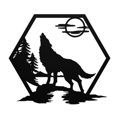 Howling_Wolf_Metal_Sign_Black_Transparent_Mockup.png
