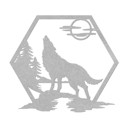 Howling_Wolf_Metal_Sign_Silver_Transparent_Mockup.png