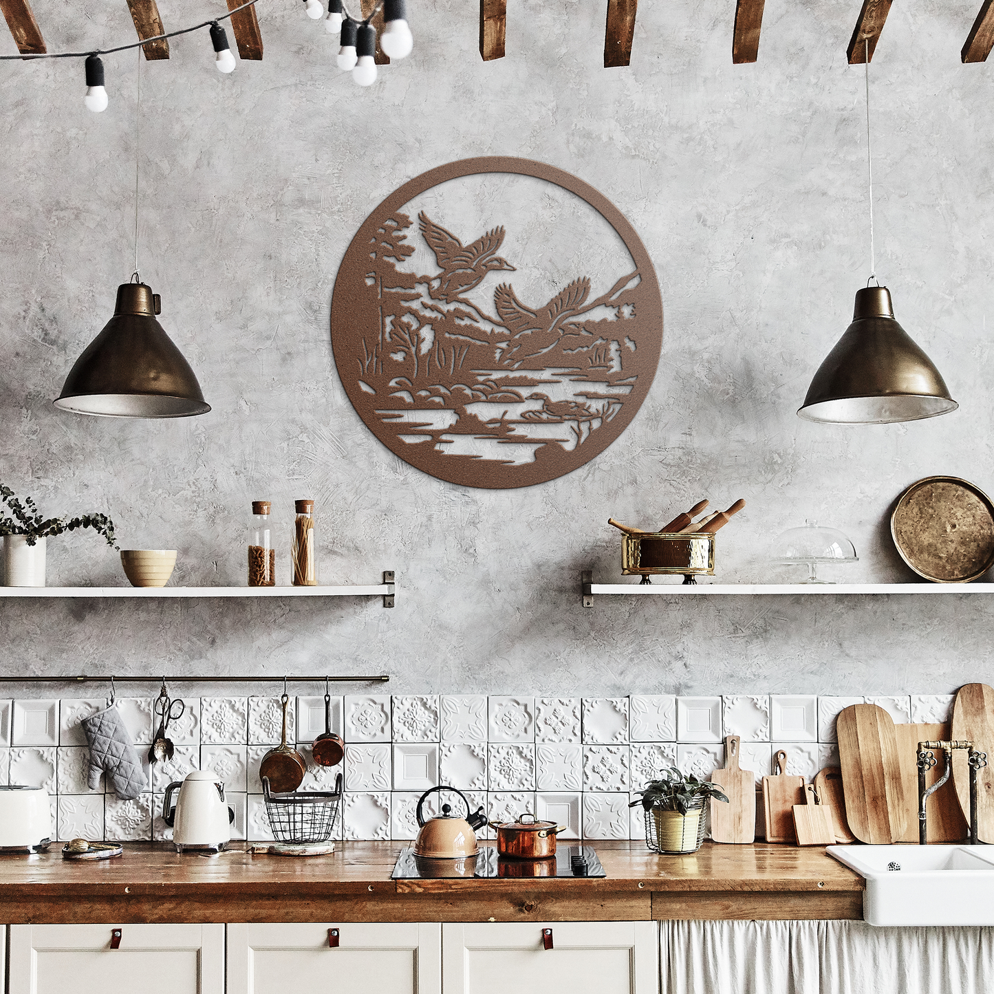 Mallard_Duck_Metal_Sign_Copper_Rustic_Kitchen_Mockup.png
